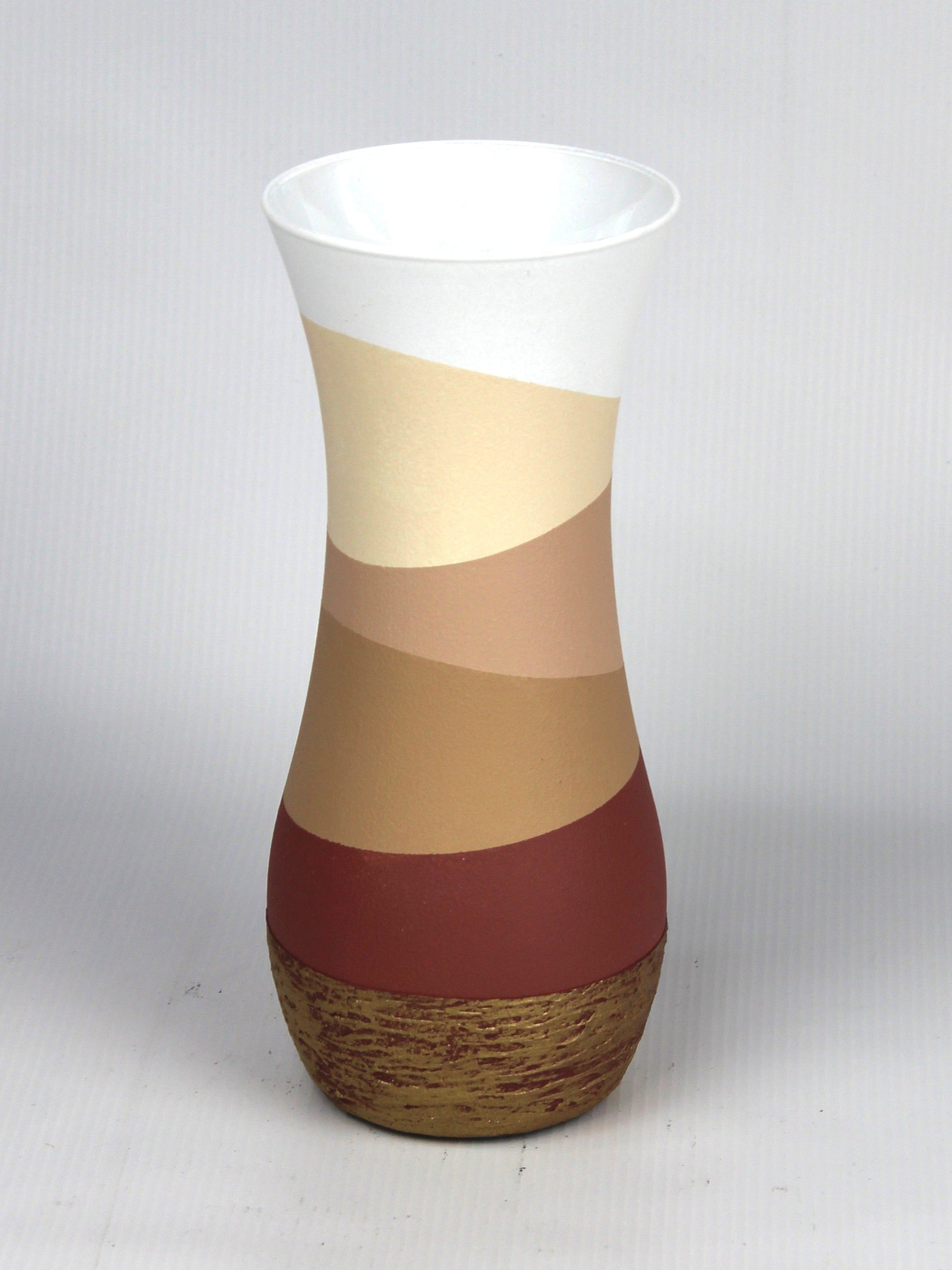 table brown art decorative glass vase 8268/260/sh235.1 Secondary image
