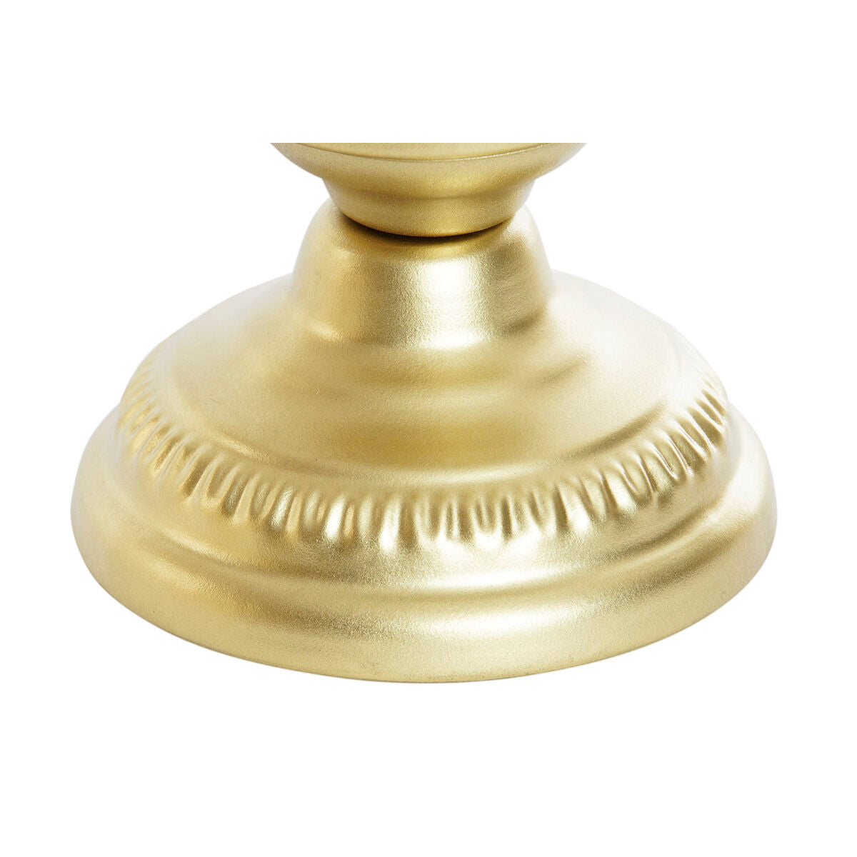 Candleholder DKD Home Decor Golden Metal Crystal 14 x 14 x 27 cm Secondary image