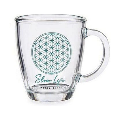 Mug Slow Life Transparent Glass 320 ml