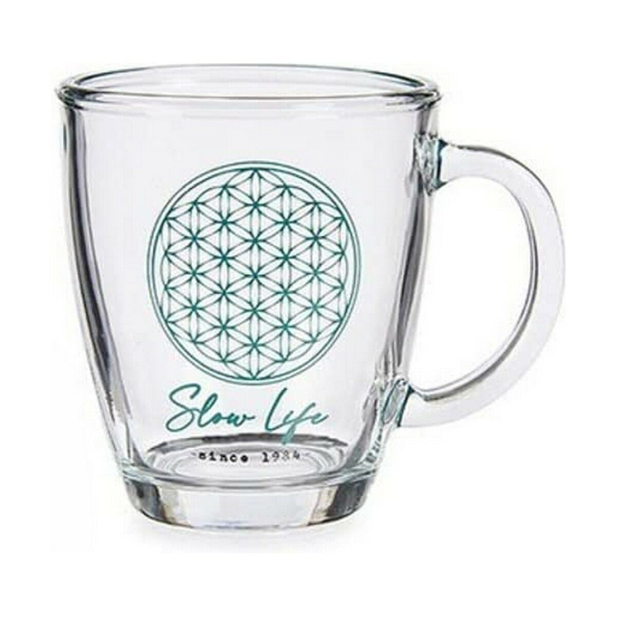 Mug Slow Life Transparent Glass 320 ml Main image