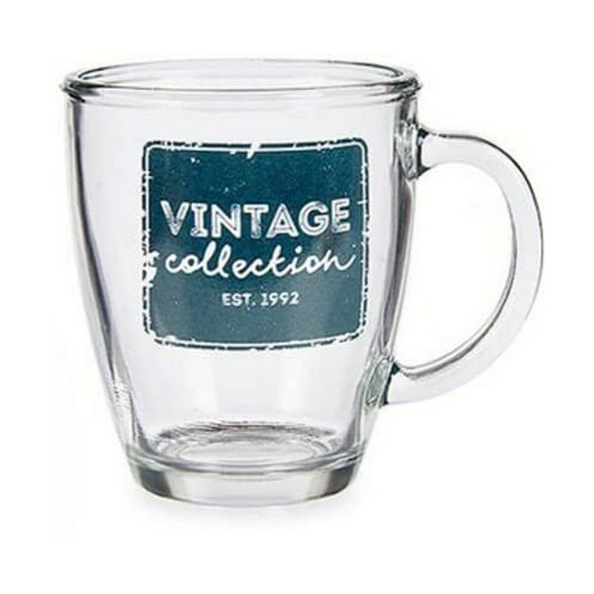 Mug Vintage Transparent Glass 320 ml Secondary image