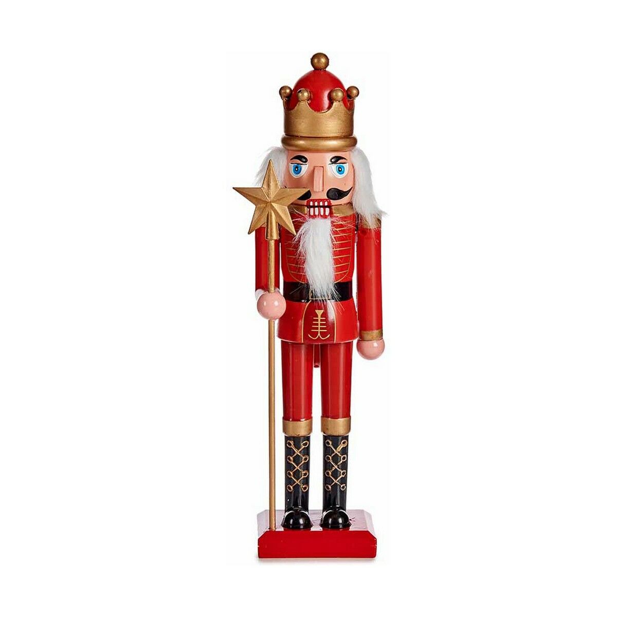 Decorative Figure Red Nutcracker 7,5 x 28,5 x 7,5 cm Plastic Main image