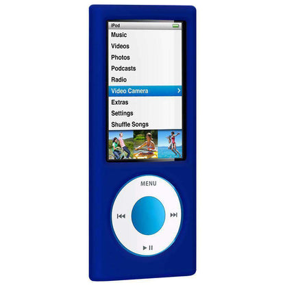 AMZER Silicone Skin Jelly Case for iPod Nano 5th Gen - Blue