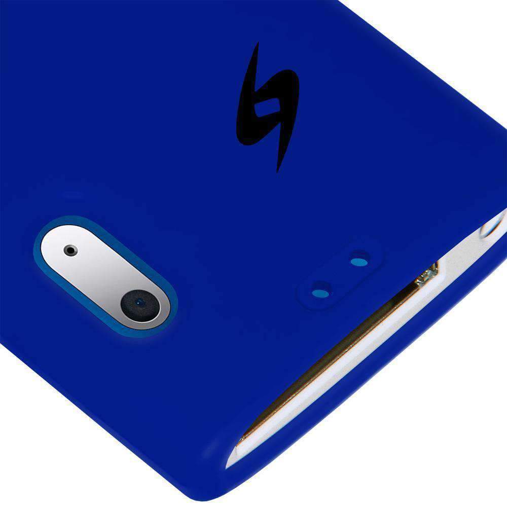 AMZER Silicone Skin Jelly Case for iPod Nano 5th Gen - Blue