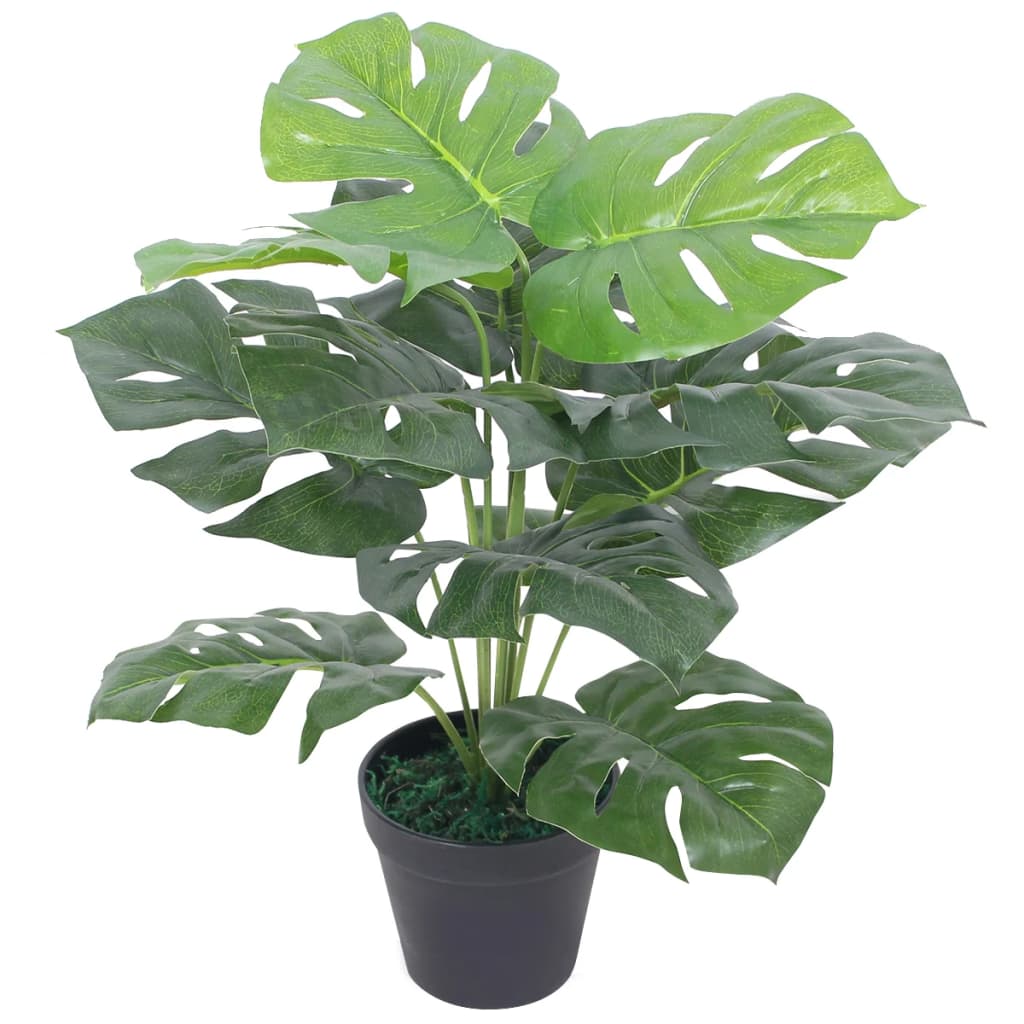 Artificial Monstera Plant with Pot 51.2" Green Main image