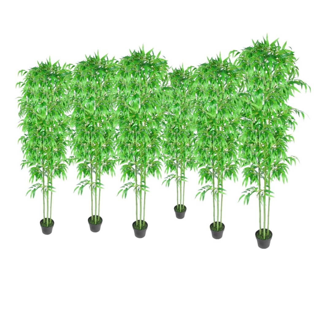 Artificial Bamboo Plant with Pot 59" Green Main image