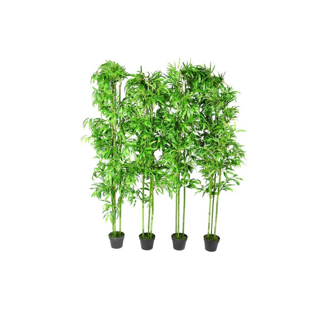 Artificial Bamboo Plant with Pot 59" Green Secondary image