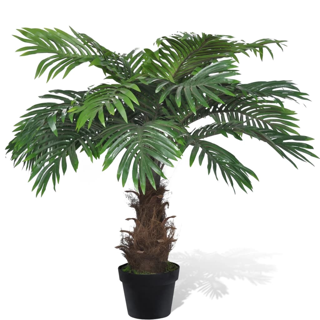 Artificial Palm Tree with Pot 99.6" Green Secondary image