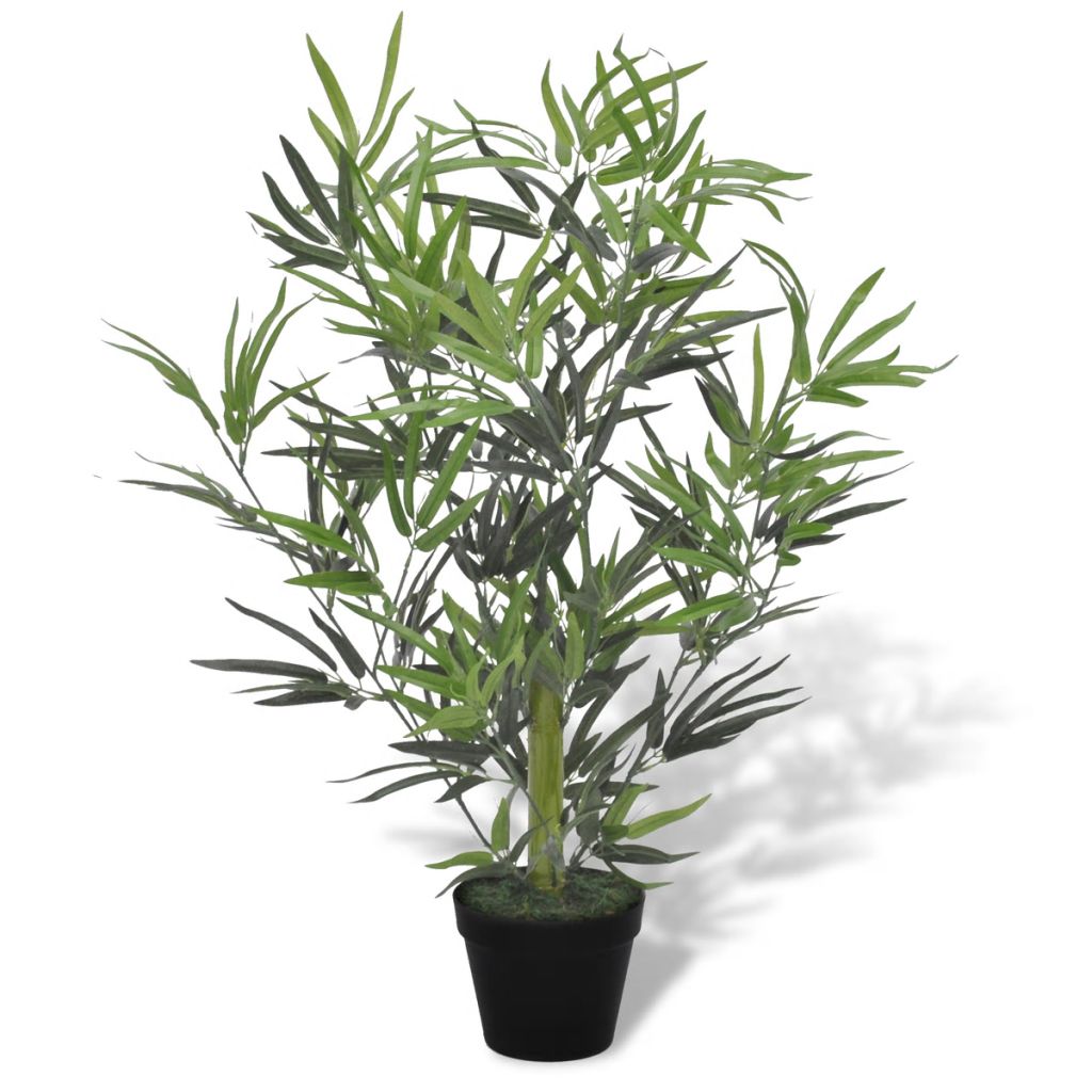 Artificial Bamboo Plant "Twiggy" with Pot 35" Secondary image