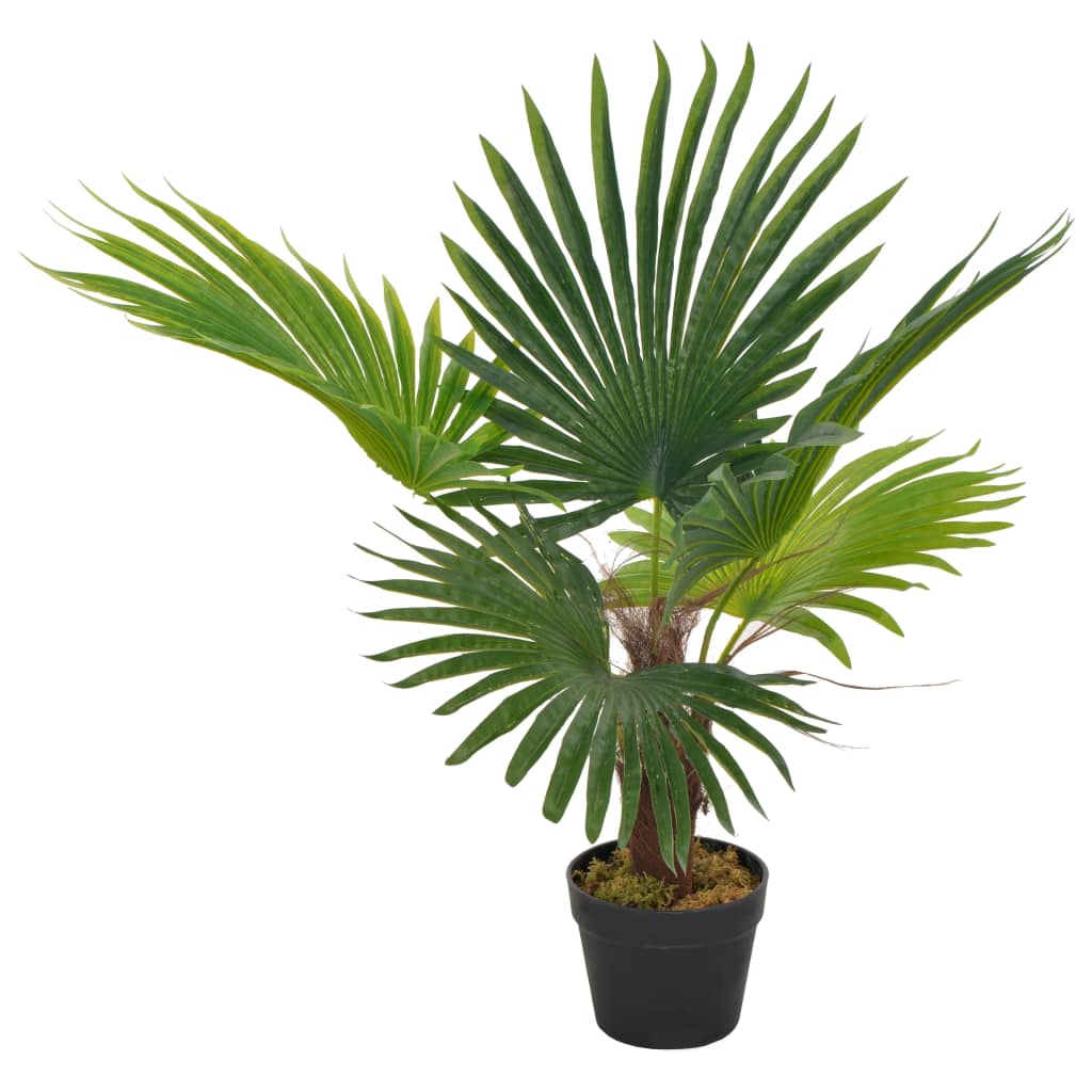 Artificial Plant Palm with Pot Green 27.6" Main image