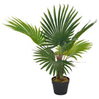 Artificial Plant Palm with Pot Green 27.6"