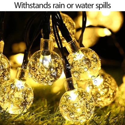 Solar String Light Outdoor 30 LED Powered Garden Path Yard Decor Lamp