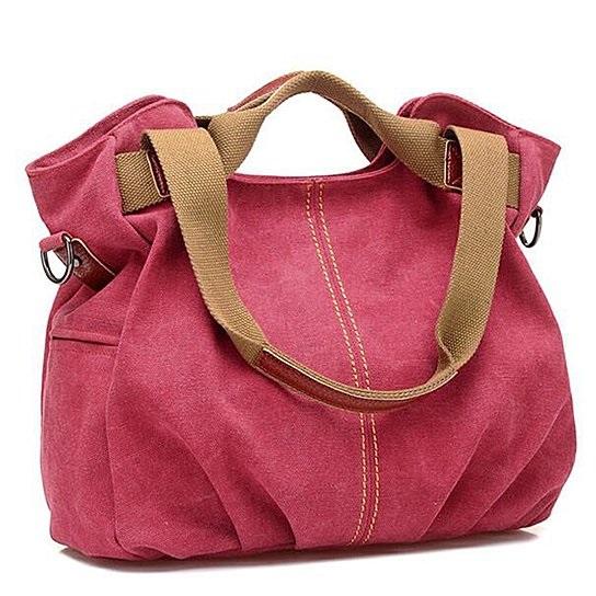 Canvas Satchel Handbag with Free RFID Case in 7 Colors - DUPLICATE