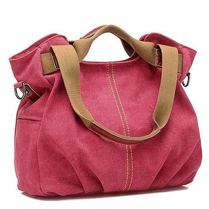 Canvas Satchel Handbag with Free RFID Case in 7 Colors - DUPLICATE
