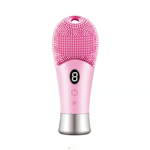 Electric Silicond Face Cleansing Brush Ultrasonic Facial Deep Pore