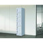 Grey 6-Door Locker for Office Gym Shed School Home Storage - Standard
