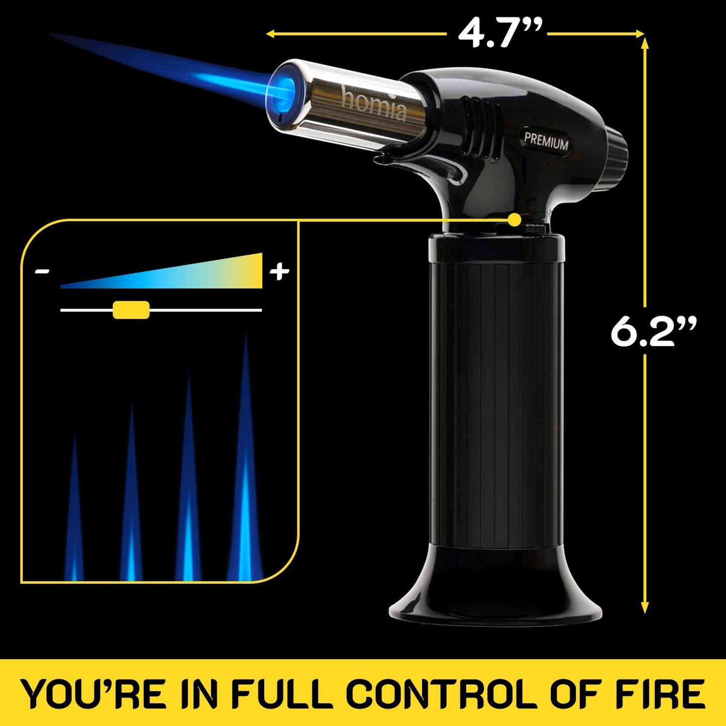 Butane Torch   Adjustable Flame for Smoking Guns and Smokers