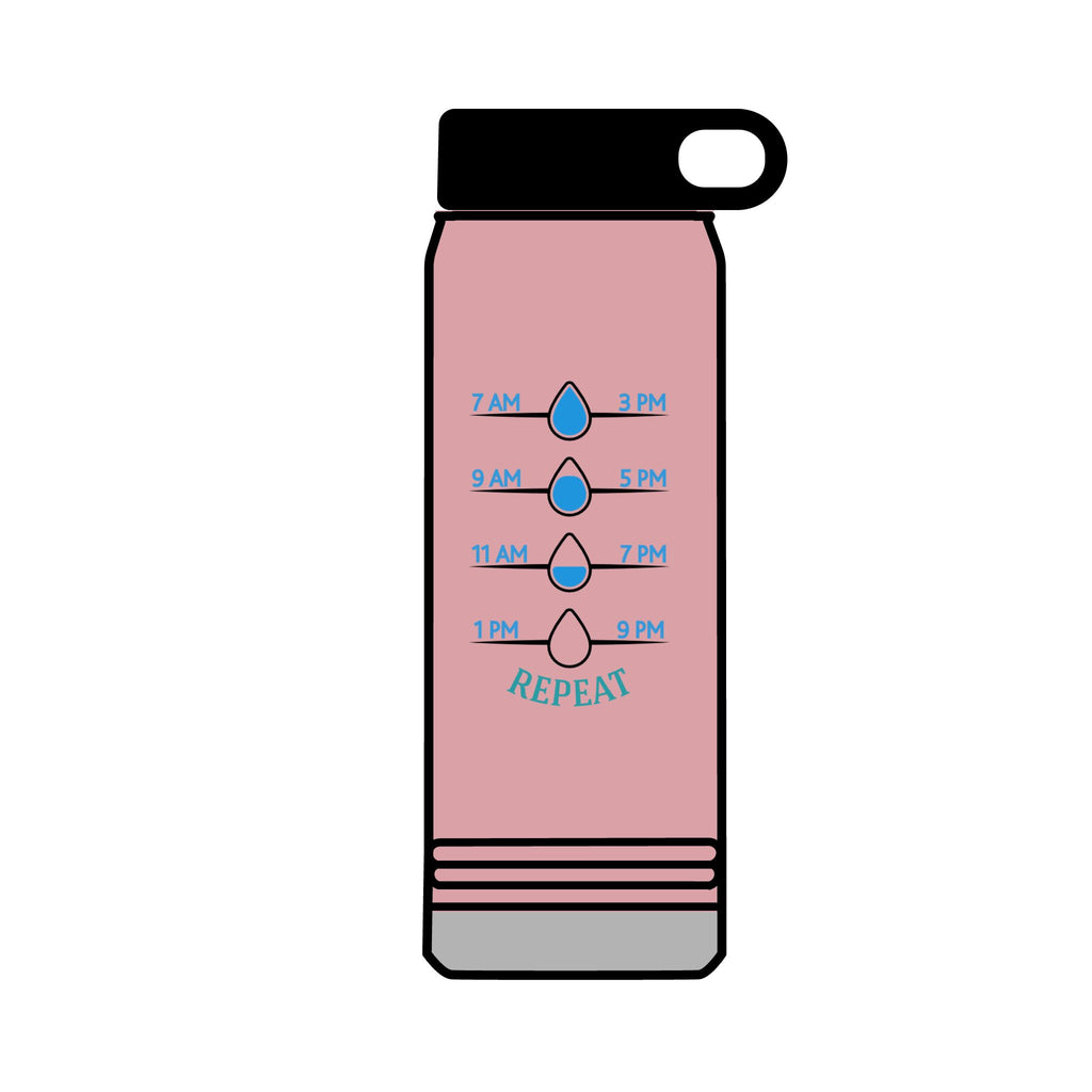 Inspirational 32oz Water Bottle - "Drink Your Effing Water"