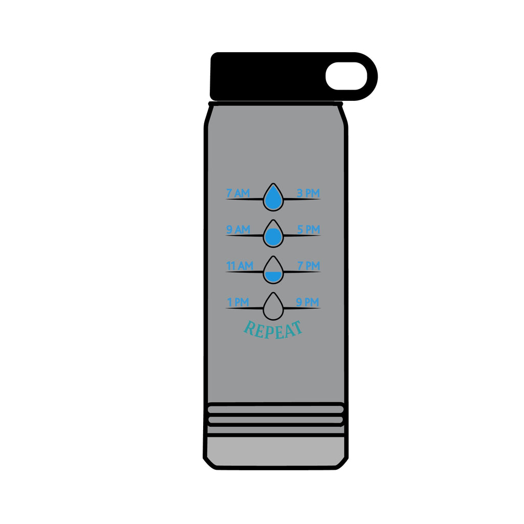 Inspirational 32oz Water Bottle - "Drink Your Effing Water"