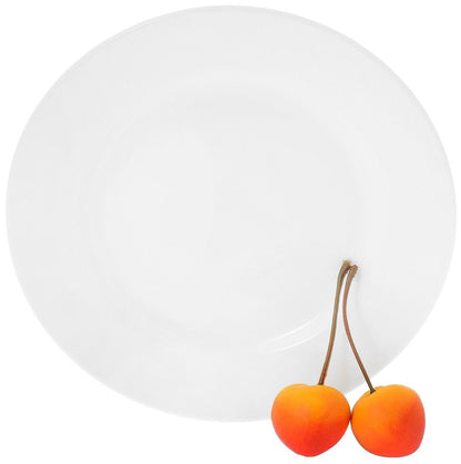 Professional Rolled Rim White Bread Plate 6" inch | 15 Cm