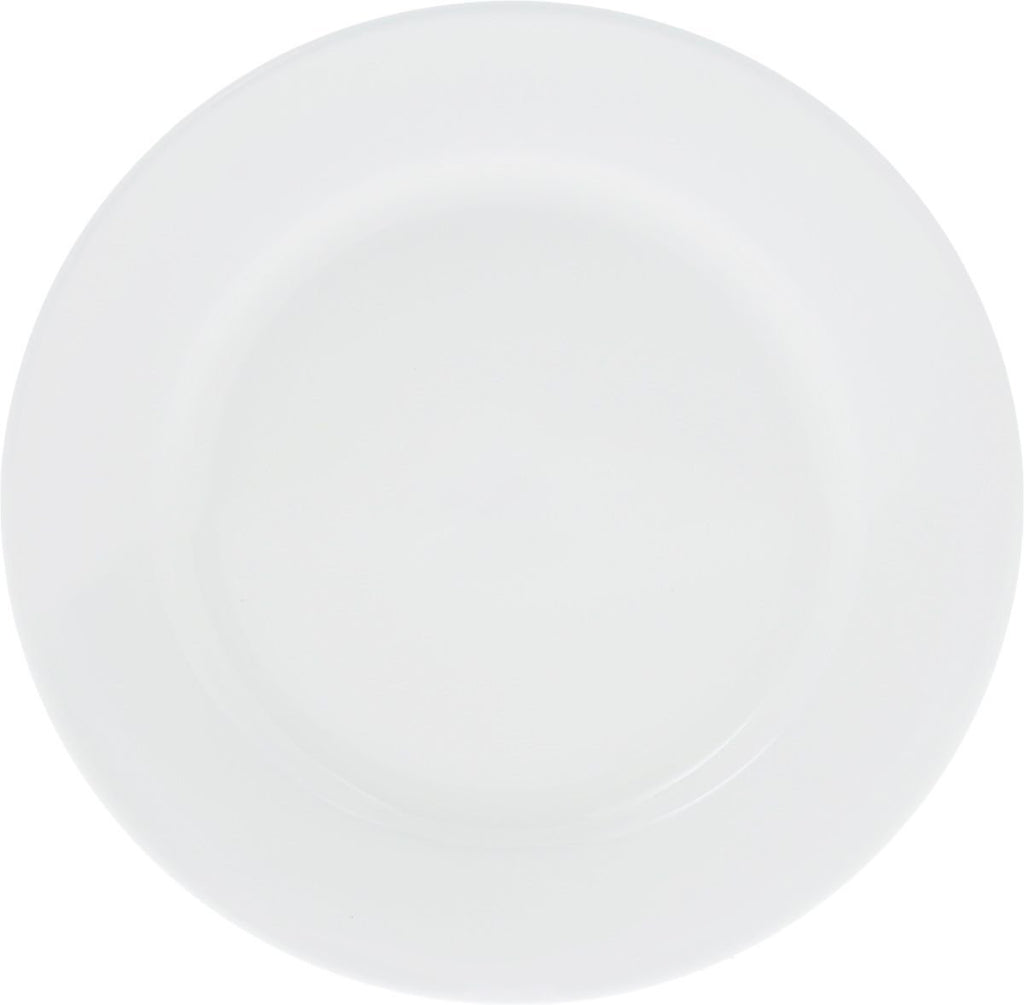 Professional Rolled Rim White Dessert Plate 7" inch | 18 Cm