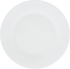 Professional Rolled Rim White Dessert Plate 7" inch | 18 Cm