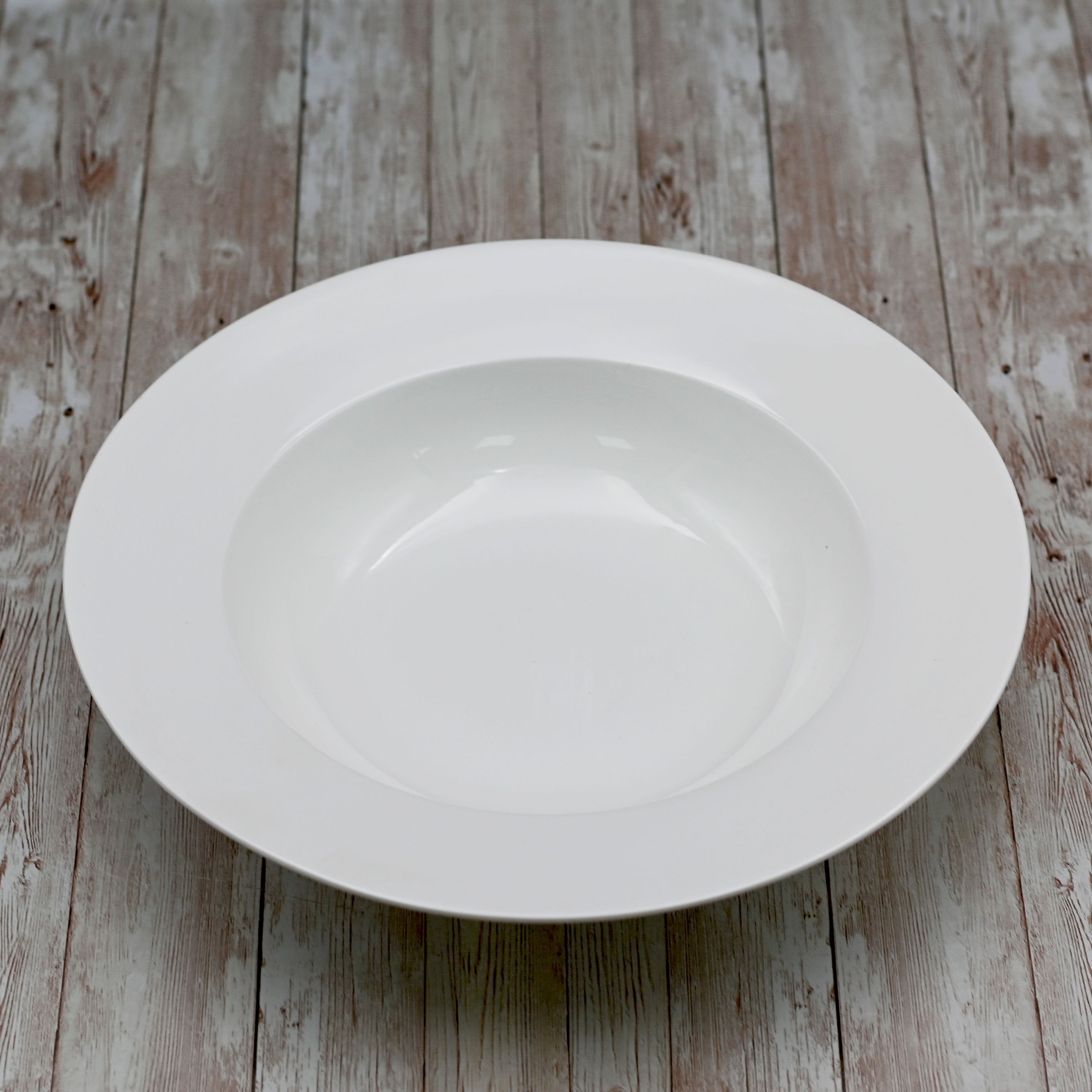 Professional Rolled Rim White Deep Plate 12" inch |32 Oz Main image
