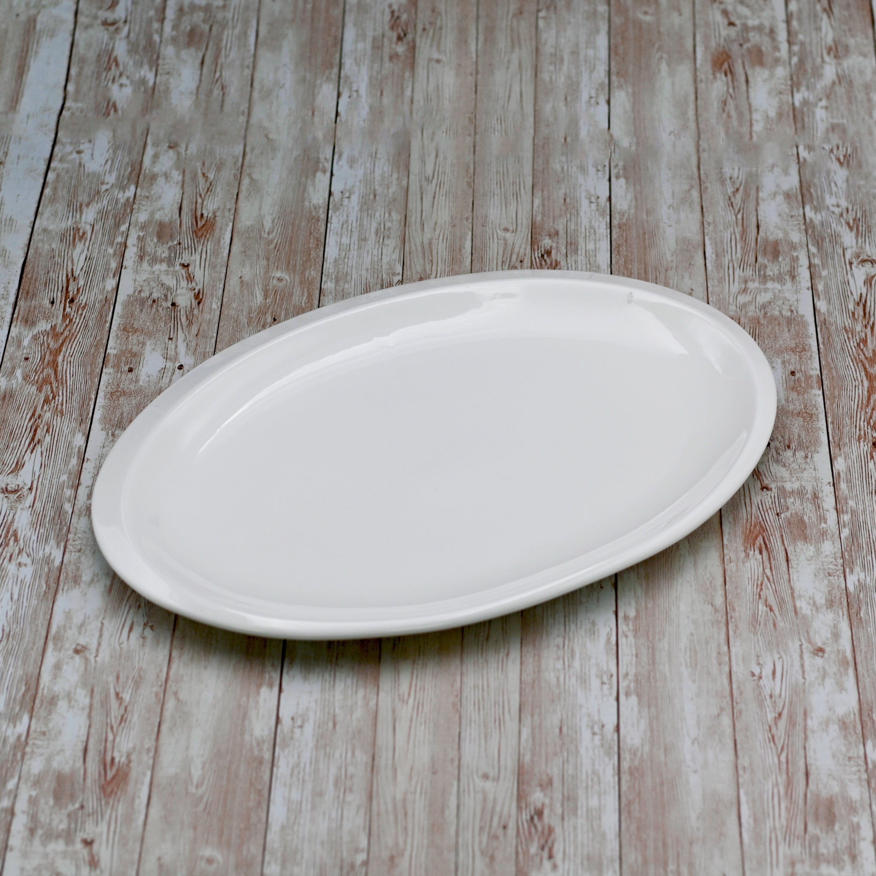 White Oval Plate / Platter 12" inch | 30.5 Cm Main image