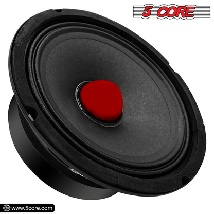 5Core 6.5 Inch Midrange Door Speaker 580W PMPO Subwoofer w Aluminum
