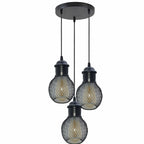 3Head Modern Vintage Industrial Retro Loft Cage Ceiling Lamp Shade