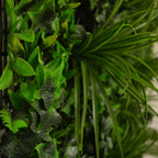 Artificial Instant Green Wall Hedge Panel Mixed Plants 100cm X 100cm