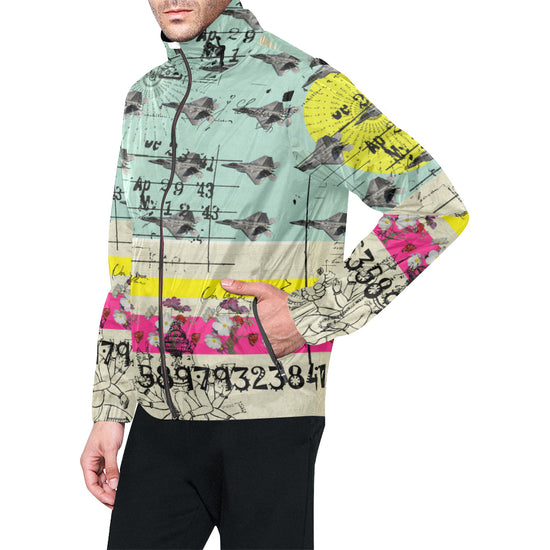 FLOWER POWER II All Over Print Windbreaker