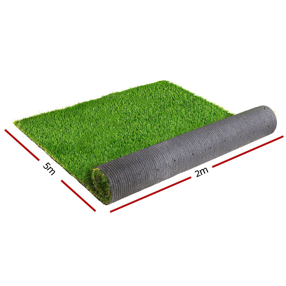 Primeturf Artificial Grass Fake Lawn Synthetic 2x5M Turf Plastic Plant
