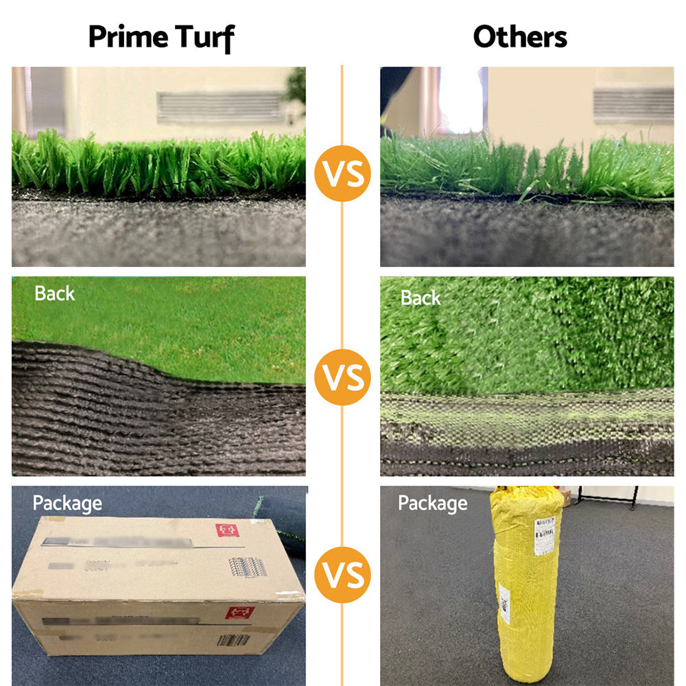 Primeturf Artificial Grass Fake Lawn Synthetic 2x5M Turf Plastic Plant