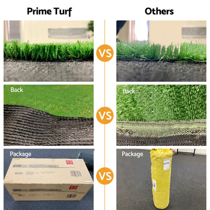 Primeturf Artificial Grass Fake Lawn Synthetic 2x5M Turf Plastic Plant