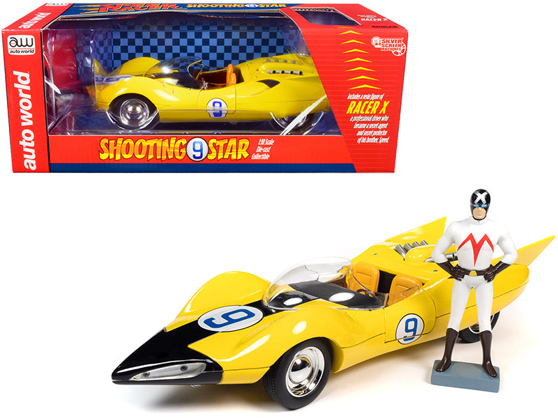 Shooting Star #9 Yellow and Racer X Figurine \Speed Racer\" Anime Main image