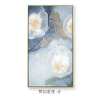 Abstract Color Mix Marble Pinky Canvas Painting