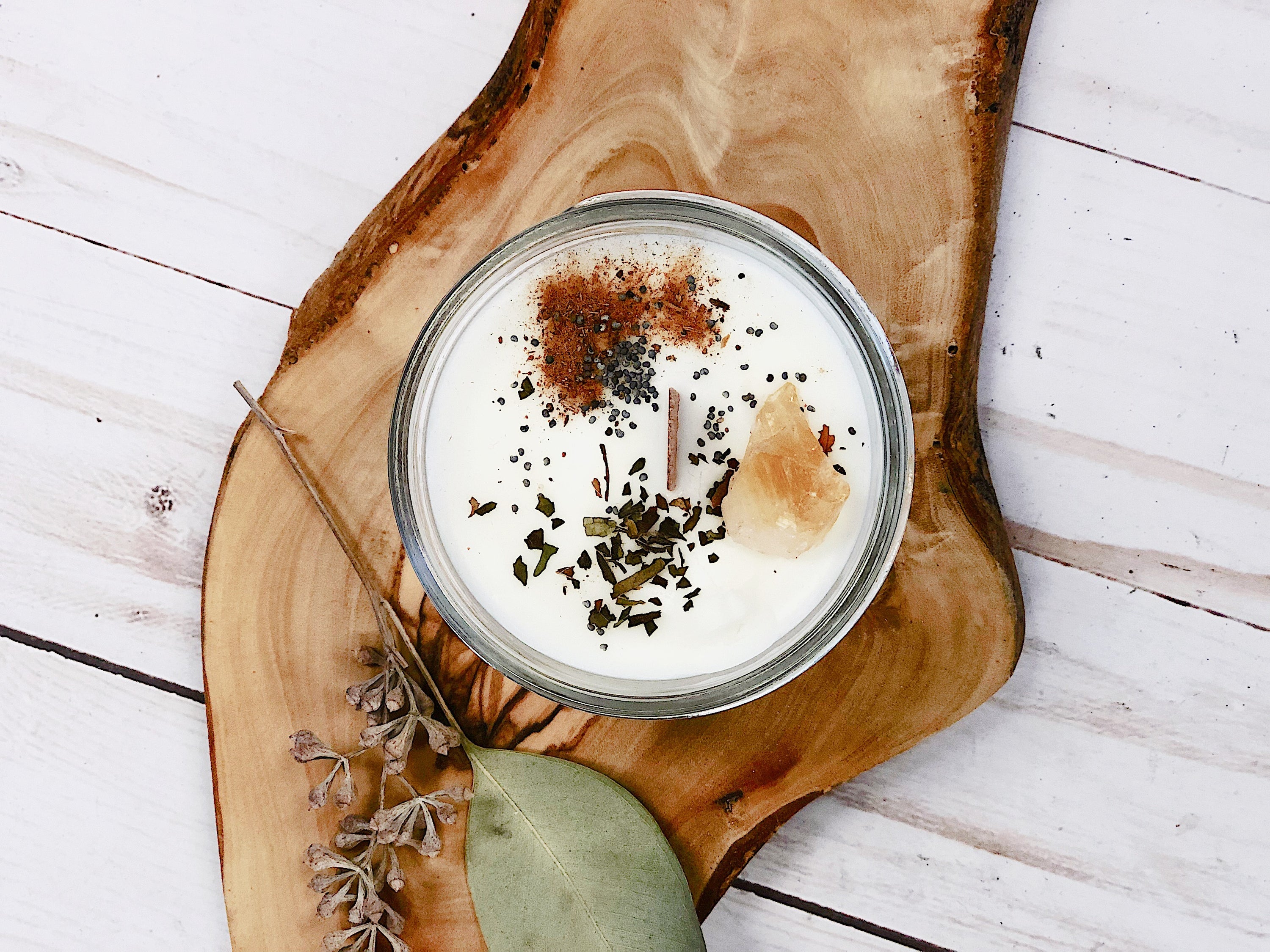Abundance Candle / Ritual Candle / Intention Candle / Hand Poured Secondary image