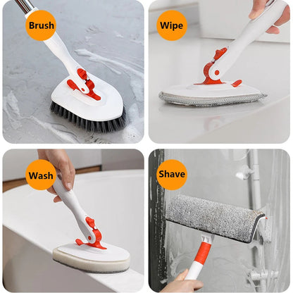 Multifunction Household Cleaning Brush Extended Mop 180° Rotatable