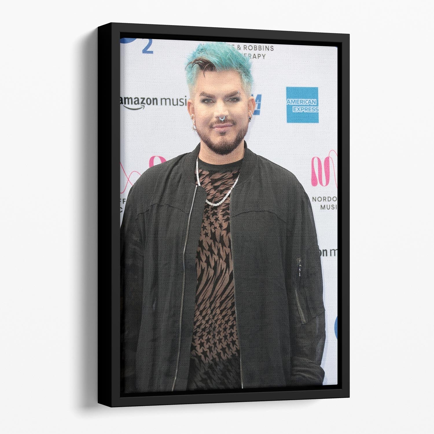 Adam Lambert Floating Framed Canvas Main image