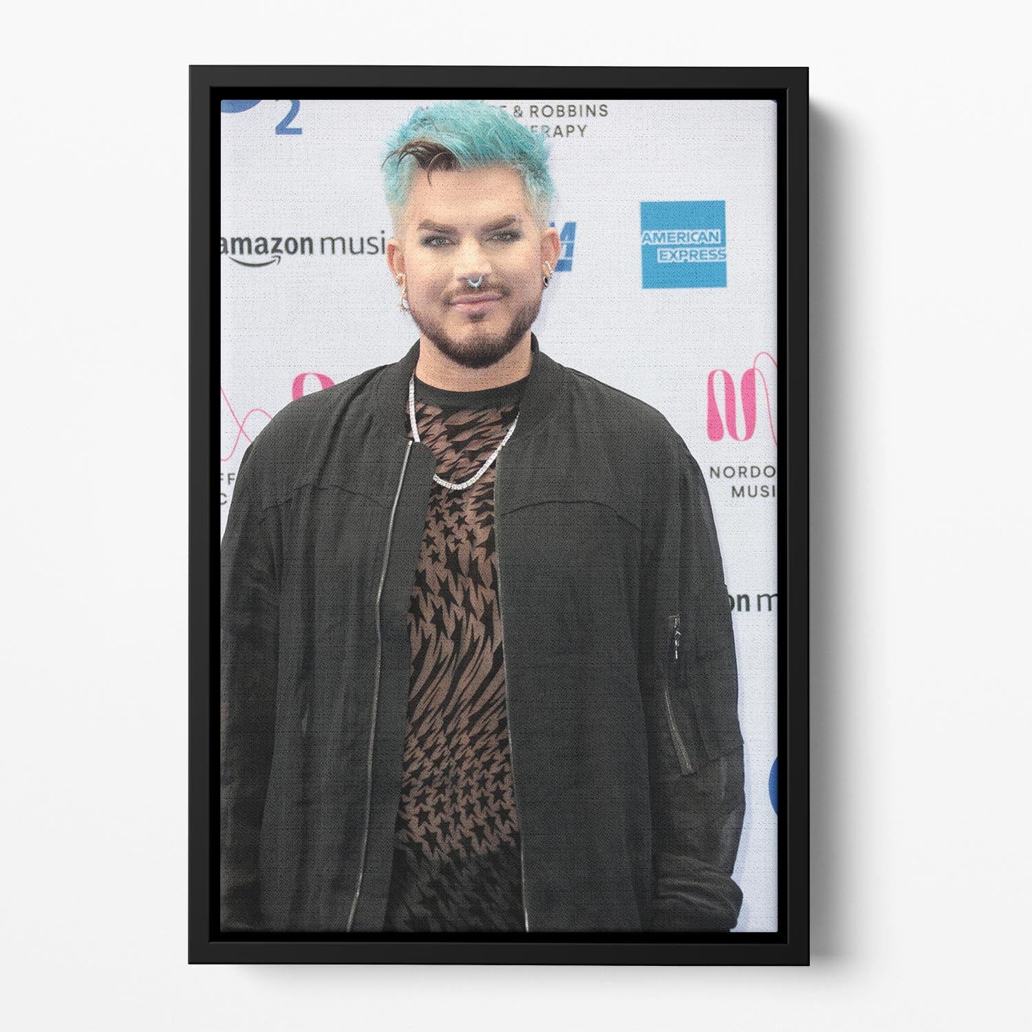 Adam Lambert Floating Framed Canvas Secondary image