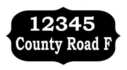 Address Plaque - Metal Wall Art