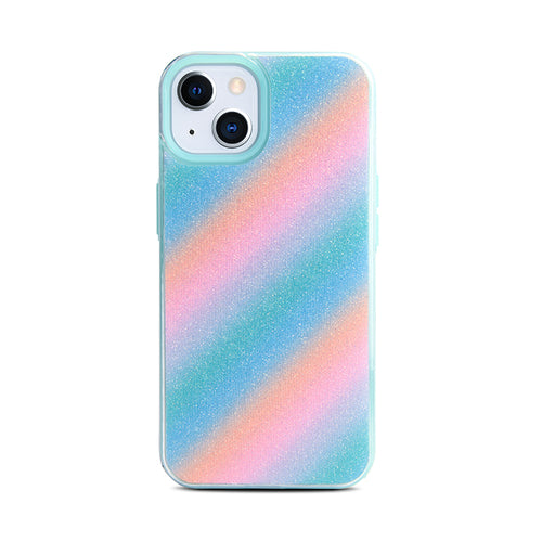 KIKO Rainbow Design Armor Hybrid Protective Case for Apple iPhone 13