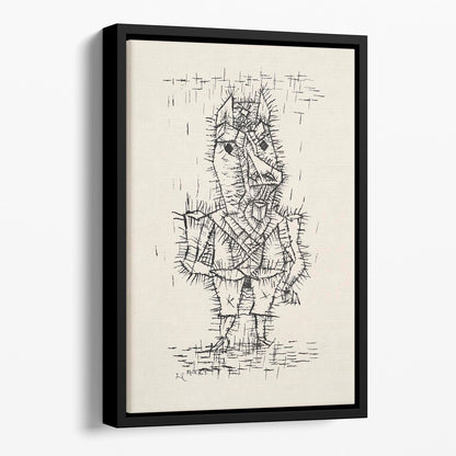 Ass Esel 1925 No.1 Floating Framed Canvas