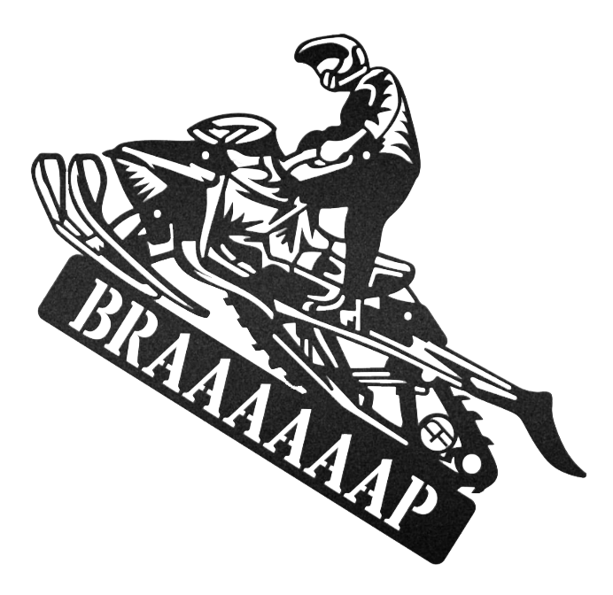 Snowmobile - Metal Wall Art