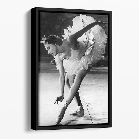 Ballerina Yvette Chauvire Floating Framed Canvas