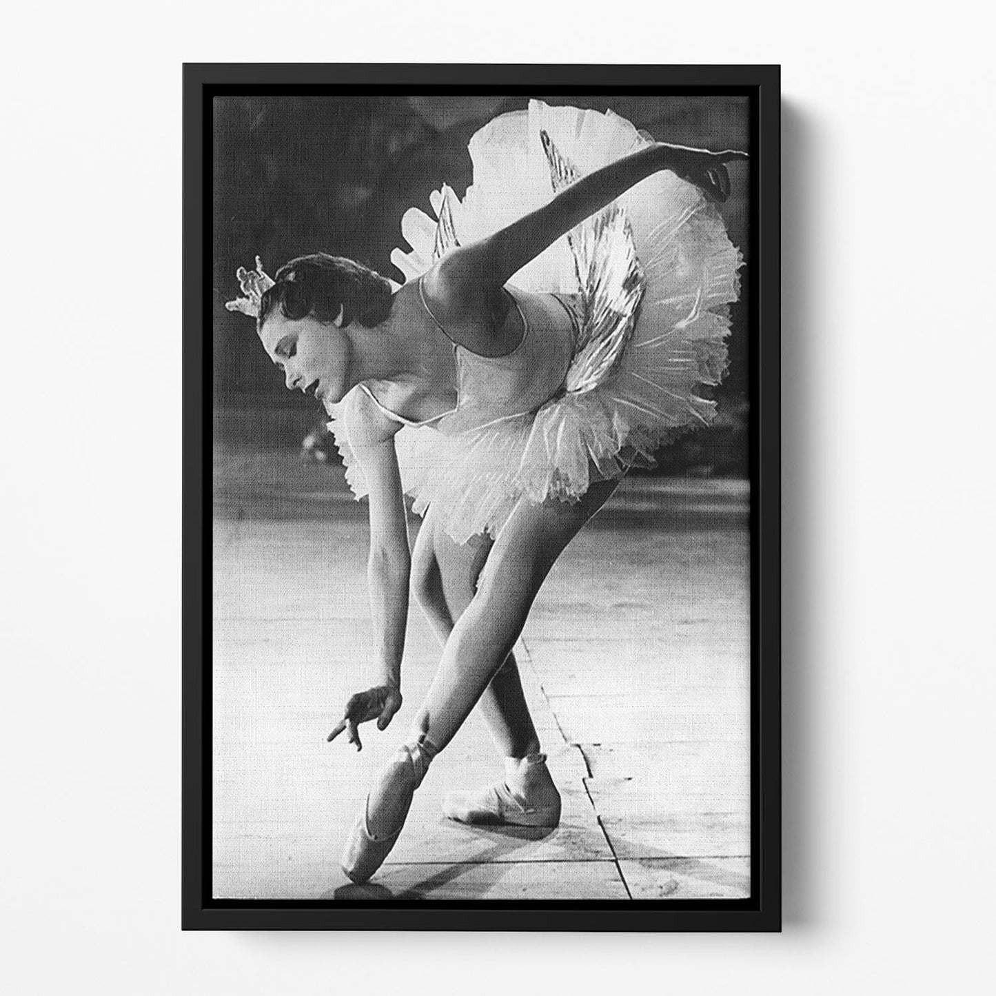 Ballerina Yvette Chauvire Floating Framed Canvas