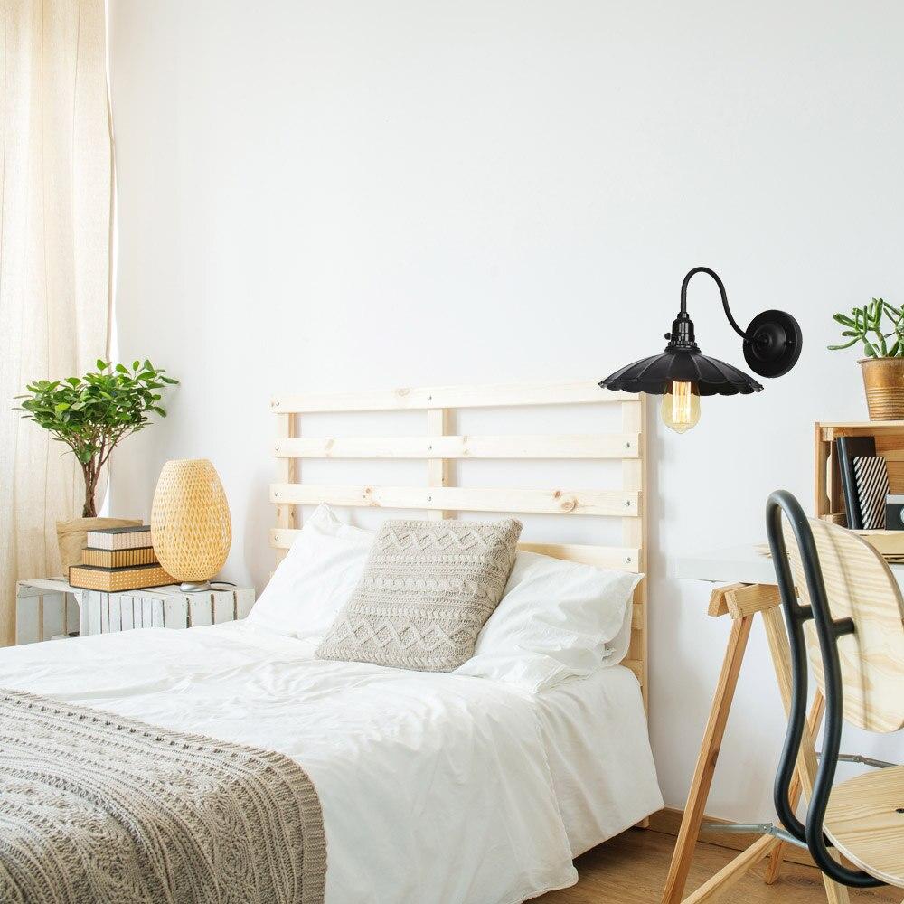 Black Retro Vintage Industrial Wall Lights Rustic Sconce Lamp Secondary image