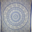Blue Baby Elephant Chakra Mandala Tapestry