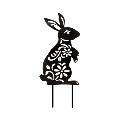 Bunny Garden Stake - Metal Wall Art